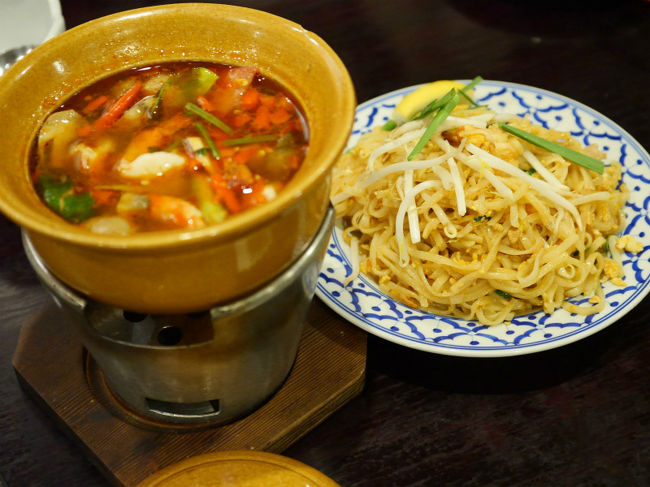 トムヤムクンとパッタイ