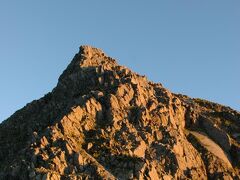 　最終日の快晴です。奥穂高岳への登攀意欲が掻き立てられました。