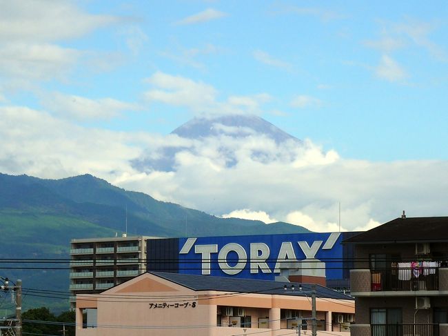三島駅新幹線ホーム西端からの富士山