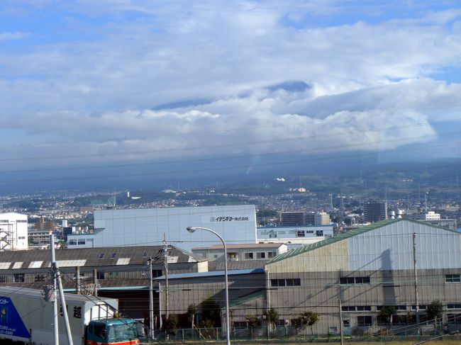 ほんの僅かの間に雲の中