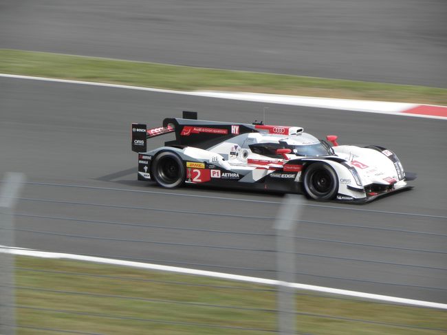 アウディ２号車。<br /><br />トヨタはもちろん、ポルシェにも遅れをとる苦しい展開のアウディ勢。