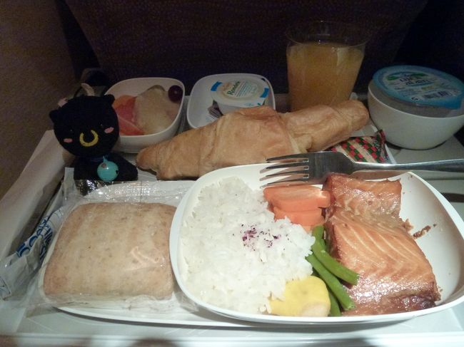 クロワッサンが暖かくてグッド！