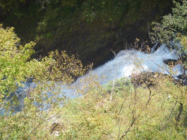 観瀑台の周りの流れも気持ちいい。