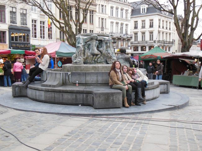 ブリュセル中央駅付近