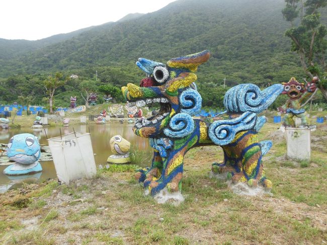 小さなシーサー、大きなシーサー