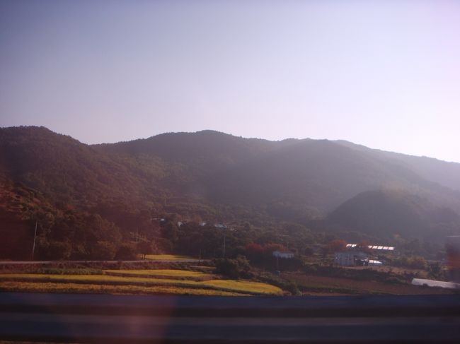 車窓は流れて行きます。