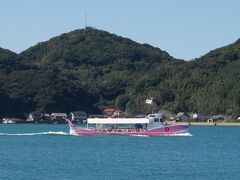 呼子の海の生物を鑑賞できる半潜水型海中展望船「 ジーラ」は運行してました。
