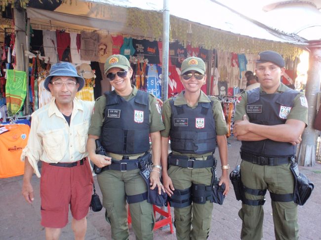 警察官とツーショット