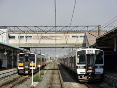 JR只見線会津若松駅にやって来ました