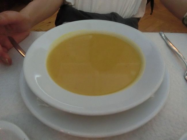 何となくスープが飲みたいということで、カボチャのスープ。