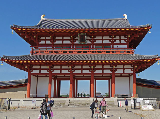 真正面から見た朱雀門