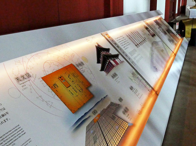 発掘や大極殿建設の様子が説明されている