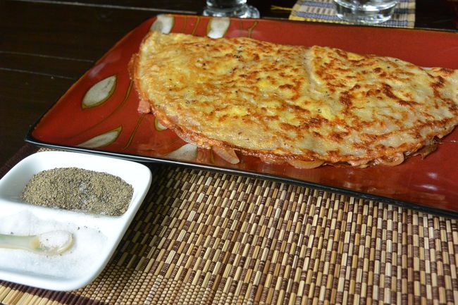 Alamanda Innのアジアンなカフェ<br /><br />塩こしょうのミニプレートとミニスプーンがかわいい♪