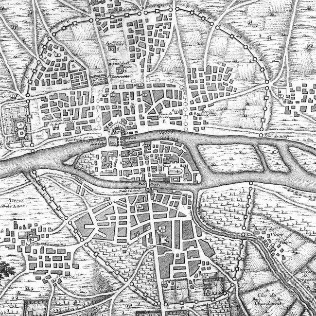The Environs of Paris - Barry Lawrence Ruderman Antique Maps