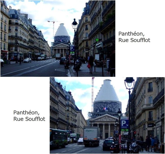 フランスの風景画　URBAN HUCHET　大学街コントルスカルプ広場 フランスの風景画 URBAN HUCHET 大学街コントルスカルプ広場