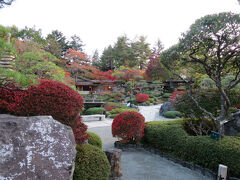 本日のお宿　ホテル鐘山苑
日本庭園が美しいホテルです