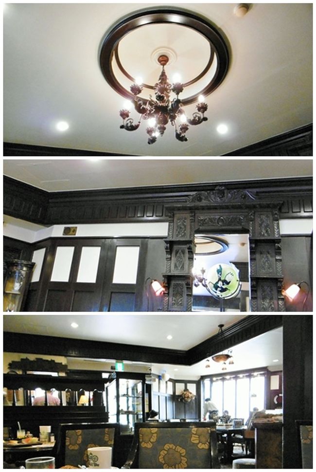 内装にも凝っている。<br /><br />老舗の貫禄が漲っている。