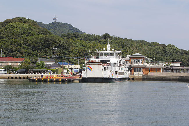 約10分で能古島に到着。