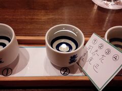 夕食は近鉄奈良駅の「晴朗邸勝手口」で。

http://tabelog.com/nara/A2901/A290101/29001166/

フレンドリーなおかみさんにホッとします。奈良の地酒飲み比べ750円。
ご飯も美味しい。