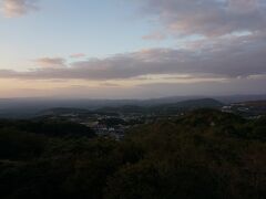 旅行人山荘部屋からの朝の風景