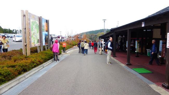 大吊橋に向かう道です。