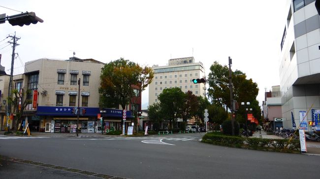日田駅前の様子です。<br />