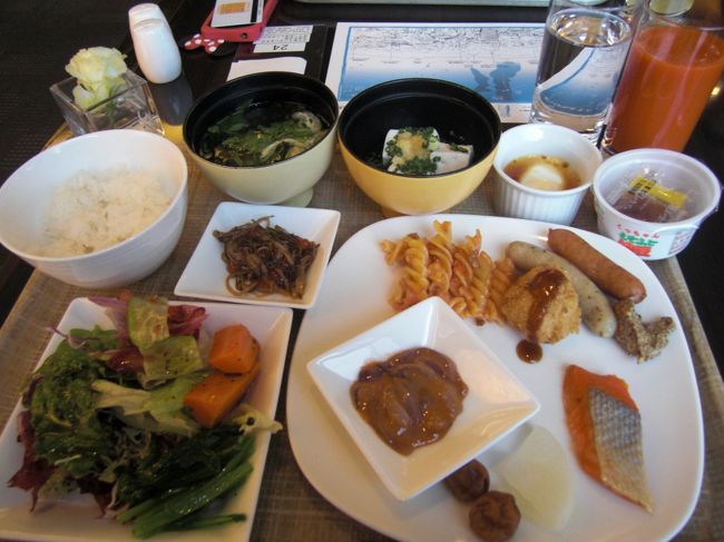 35Ｆのレストランでバイキング<br /><br /><br />朝食はしっかり食べないとね♪