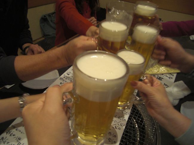 とりあえずサッポロクラッシックビールで乾杯！！
