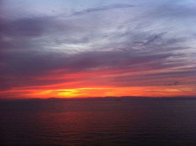 もうすぐ南港に到着〜。<br />鹿に会いに行くぞ〜。