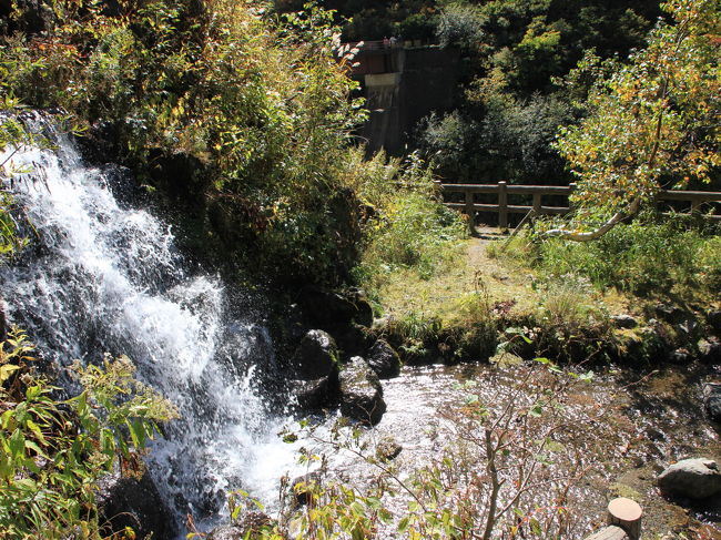 食後の散歩。<br />小さな川に水が流れていて<br />その音も気持ちいいです。