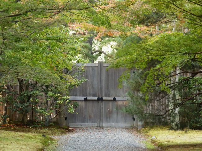 表門です。皇族関係者のみがこの門から入ることが許されているそうです。したがって普段は閉じたままです。