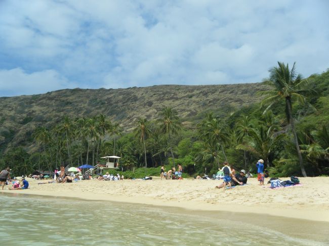 ワイキキと違い、ごみごみしてなくていいわ〜