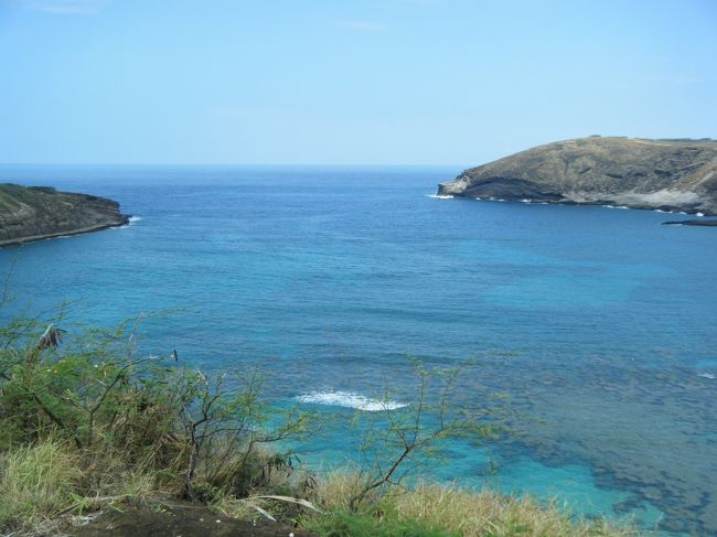 初めて来たハナウマ湾。<br />填まりそう〜