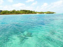 岸がぐんぐん離れていきます。