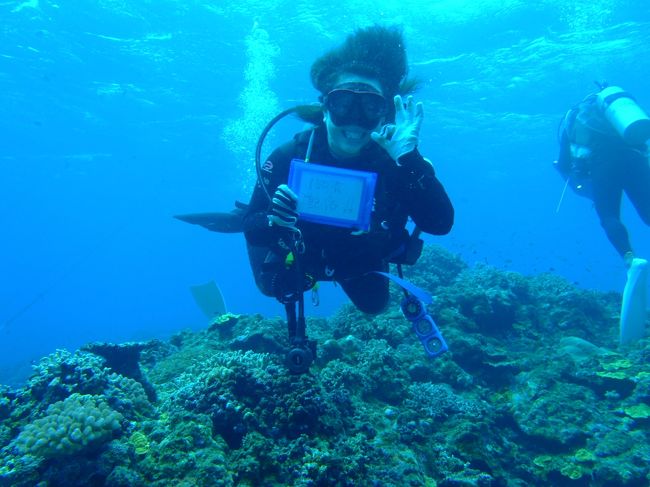 祝!!150本DIVE<br />髪型きれいにすればよかった…(￣◇￣;)