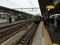 JR福知山駅に到着