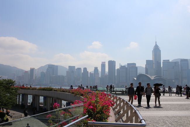 尖沙咀のプロムナードを少し歩きます。