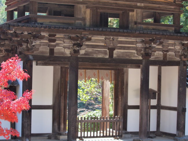 重要文化財で、「門」なれど通り抜けは出来ません。