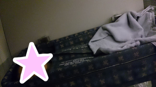 子供は飛行機に乗る前から寝てました。<br />バシネットにも寝てくれましたが上手く寝返りが出来ないので1時間ぐらいしか使いませんでしたが抱っこをすれば寝てくれたので抱っこで対応。シンガポールに着く3時間ぐらい前に起きましたが、機内モードにすれば携帯が使えたので動画を見せたり映画を見せたり、朝食を早めに出してもらい機内も大人しくしてくれました。