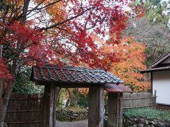 お水送りで有名な神宮寺、3年前（9月）にも訪れているのですがこんなに紅葉が見事とは気付きませんでした。