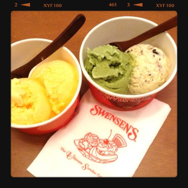 Ocean Super Center内のアイス屋さん『Swensen's』<br />1スクープ1,600≒160円ながら満足のおいしさ！<br /><br />メロンにいちご、抹茶、クッキー＆クリームなどどれもおいしかったです。<br /><br />アメリカ発祥のアイス屋さんのようです。<br />