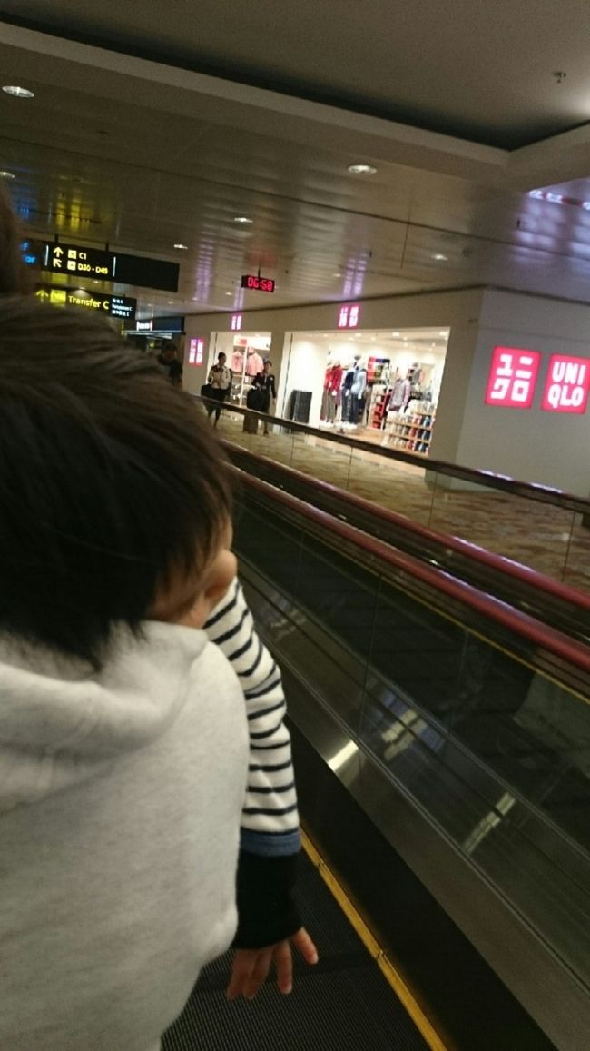 シンガポール到着。<br />チャンギ空港にユニクロがありました♪