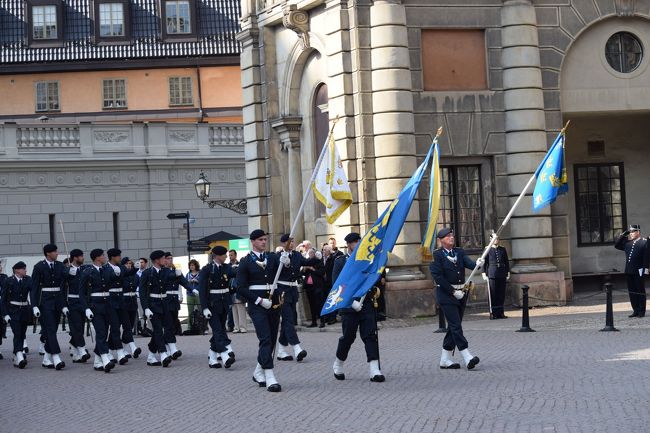 国旗も入って来た〜