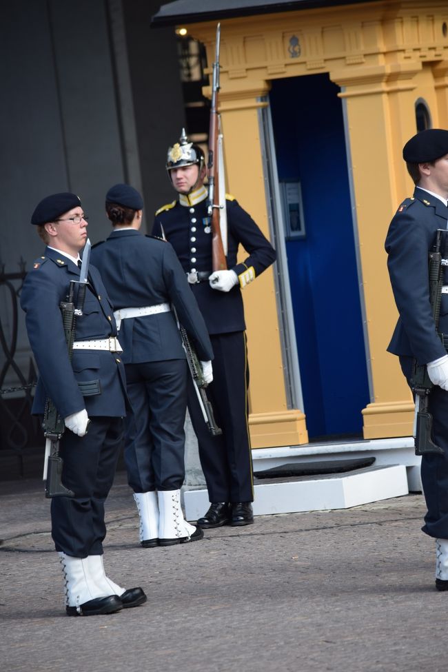 衛兵さん　交代前