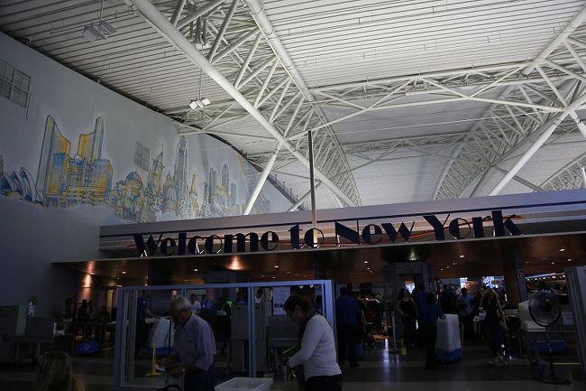 ニューヨーク着