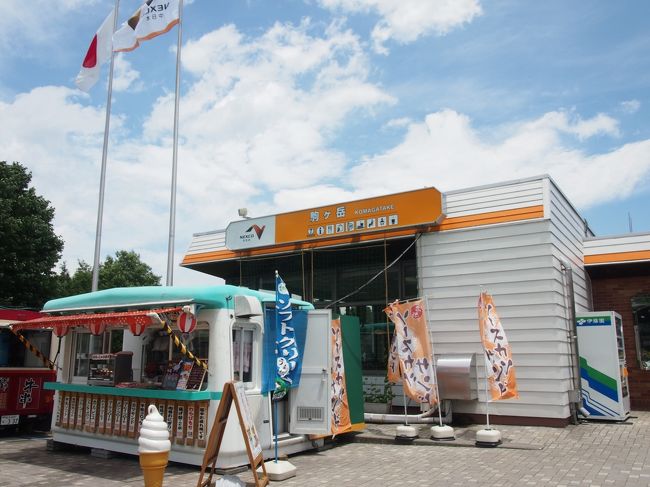 次に寄ったのが『駒ヶ岳SA』ここでお昼にしました