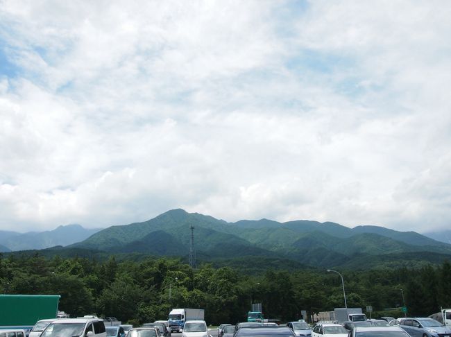 駒ヶ岳SAから見えた山だから駒ヶ岳かな？