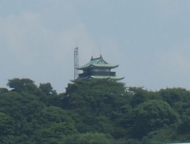 途中に見えた城<br />