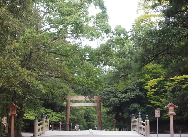 鳥居が見えます<br />