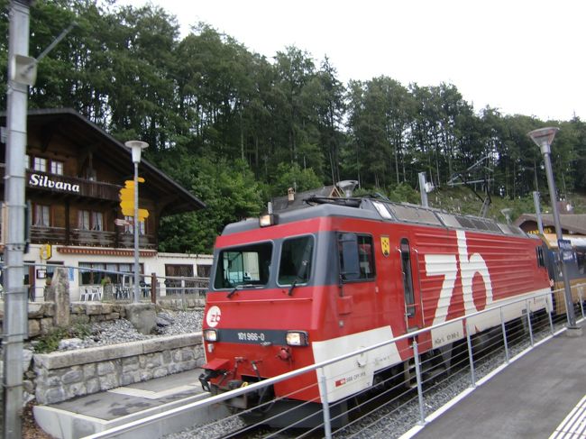 2011年7月スイス-6 恐怖のケーブルカーと癒しのサイクリング 心の振れ幅の大きい1日